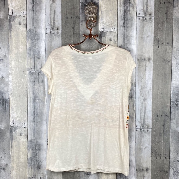 Sundance World View Top in Cream Multi Size Medium - Picture 3 of 8